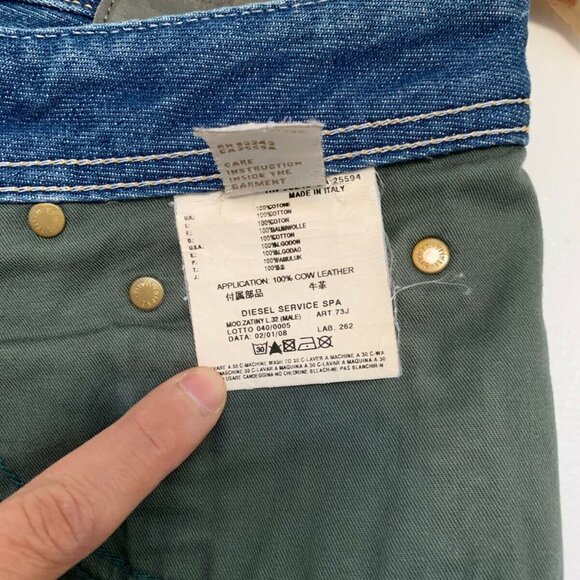 Pre-owned Men's Diesel Zatiny 0073J 30 x 32 - Picture 7 of 8